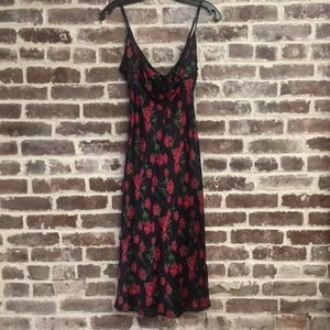90s vintage Betsey Johnson slip dress silk